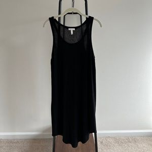 Leith casual black tank dress size small